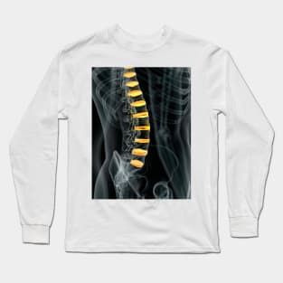 Human spinal intervertebral discs (F011/7098) Long Sleeve T-Shirt